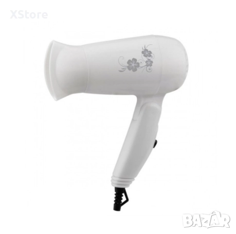 Сешоар Rosberg, 1200W, Черен/Бял, Сгъваема дръжка, снимка 2 - Сешоари - 52593514