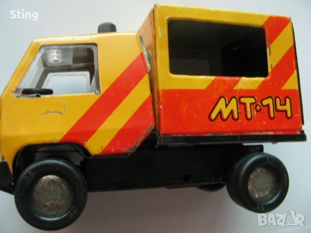  Играчка , Камион  Камaз , Техническа помощ  МТ 14 , метал , 1970 г.  С С С Р