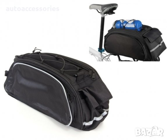 3000052453 Чанта за багажника на Велосипед водоустойчива 2в1 RW2, 