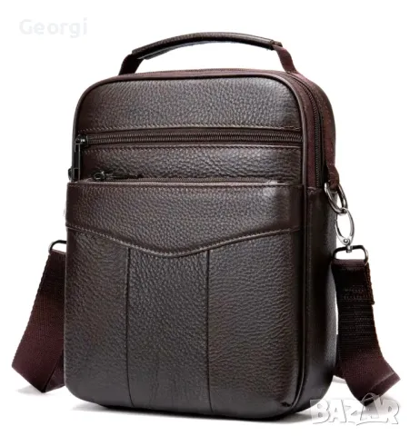 Гореща Промоция*/ Функционална висококачествена Мъжка кросбоди чанта /Естествена кожа!, снимка 2 - Чанти - 49293764