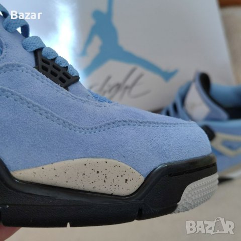 Nike Air Jordan 4 Retro UNC Размер 43 Номер 27.5см Стелка Нови Мъжки Кецове Обувки Маратонки Сини , снимка 18 - Кецове - 39460979