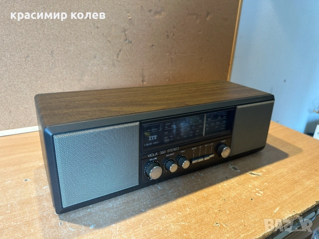 стерео радиоприемник "ITT Viola 350", снимка 2 - Радиокасетофони, транзистори - 53756505