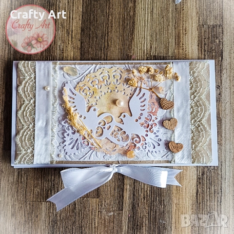 Картичка плик за пари за сватба, снимка 2 - Други - 51950917