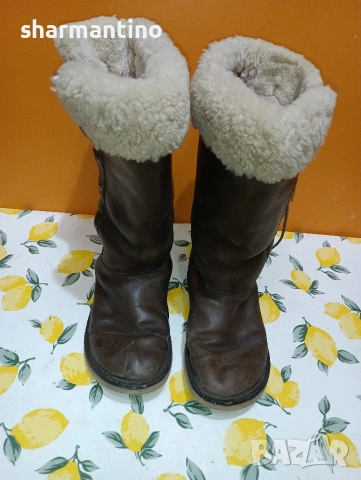 UGG кожени ботуши N 39, снимка 9 - Дамски ботуши - 52976725