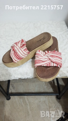 Сандали и чешхли от плат.Италия, снимка 3 - Сандали - 38086126