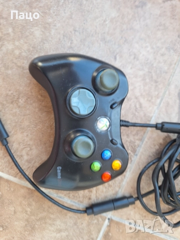 Microsoft Xbox 360 GameStop (BB-070) Wired Controller W/ USB Adapter, снимка 2 - Xbox конзоли - 51477070