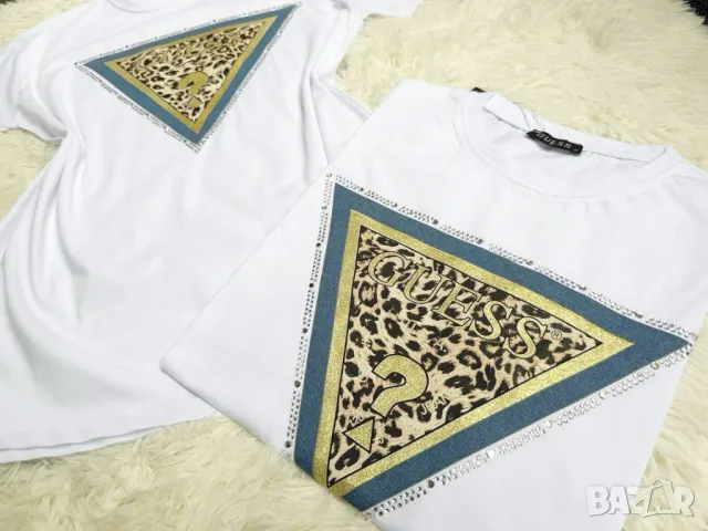 памучни дамски тениски guess , снимка 5 - Тениски - 50332282