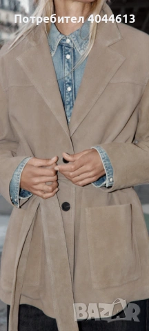 Дамско яке от 100 % кожа, снимка 3 - Якета - 53455998