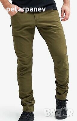 Revolutionrace Adrenaline Outdoor Jeans Men Dark Olive - М размер, снимка 3 - Панталони - 36066012