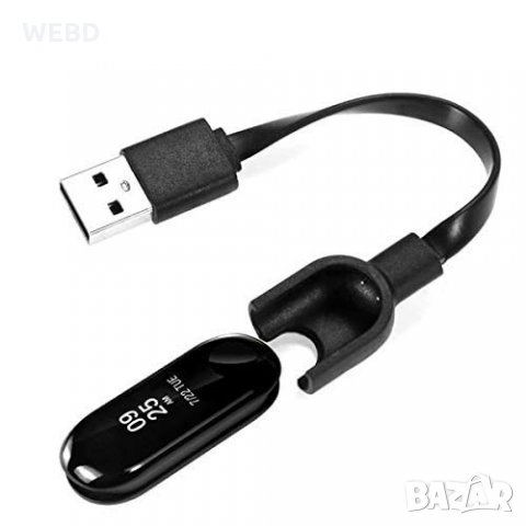 Зарядно за Xiaomi Mi Band 3, USB, снимка 1 - Смарт гривни - 34856736