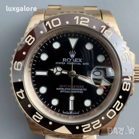 Мъжки часовник Rolex GMT-Master II с автоматичен механизъм, снимка 2 - Мъжки - 50205267
