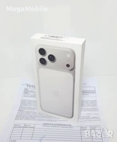 ✅️НОВ•iPhone 17 Pro Max 256GB Silver, снимка 3 - Apple iPhone - 55938162