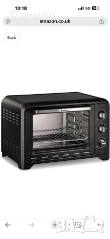 Moulinex Optimo OX4958 – електрическа фурна 60 L, 2200 W, 7 режима, черна, снимка 11 - Печки, фурни - 55898910