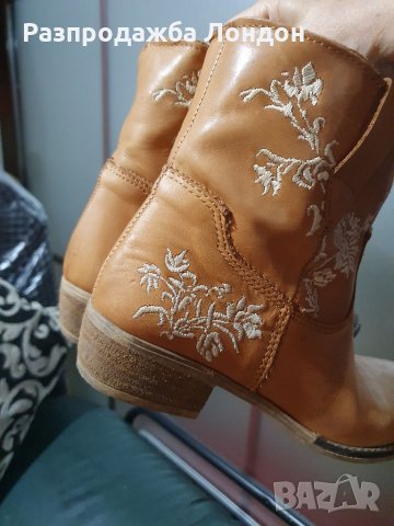 Боти кожа естествена Roxy,р37, снимка 5 - Дамски боти - 34484470