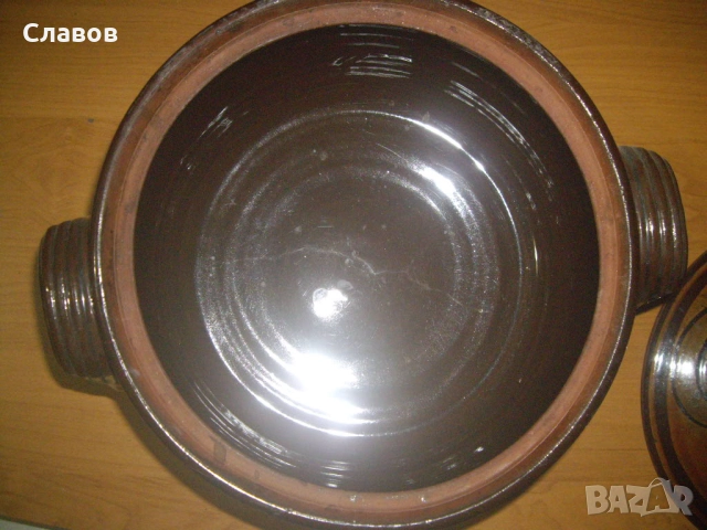 Гювеч (Глинена тенджера с капак) Троянска керамика 6 л, снимка 4 - Съдове за готвене - 51375431