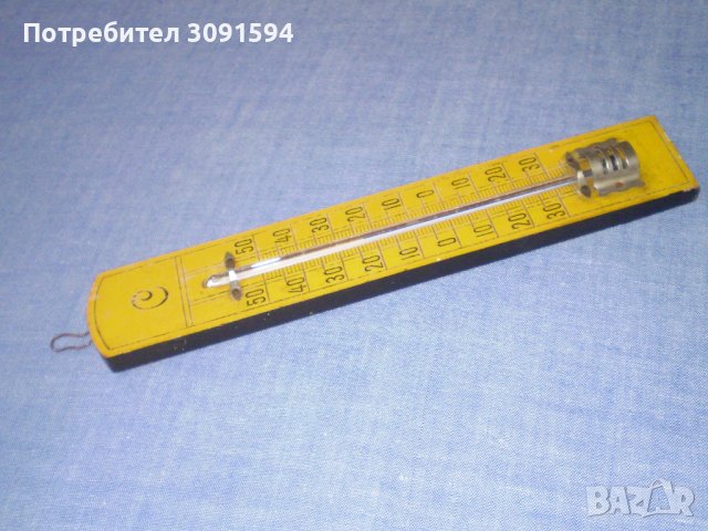 Отличен термометър от дърво и месинг, произведен в Берлин, Германия в края на 1800–1900г, снимка 9 - Други ценни предмети - 40430576