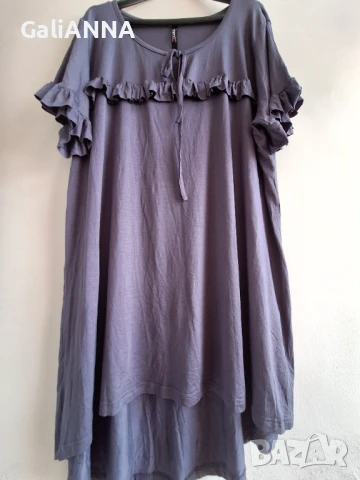 СТРАХОТНА ТУНИКА ЕФЕКТЕН МОДЕЛ 3XL-4XL, снимка 3 - Туники - 50840541