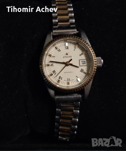 Швейцарски автоматичен дамски часовник Enicar , снимка 3 - Дамски - 39111225