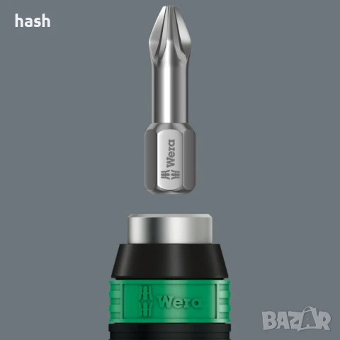 Динамометрична отвертка WERA 0,3-1,2 Nm 1/4“ 7400, снимка 7 - Отвертки - 51329532