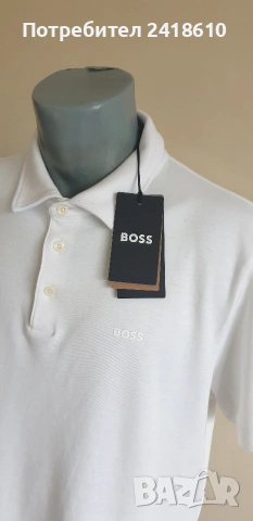Hugo Boss Palosh 30 Pima Cotton Soft Touch Custom Slim Fit Mens Size XL НОВО! ОРИГИНАЛ! Мъжка Тениск, снимка 7 - Тениски - 53520559