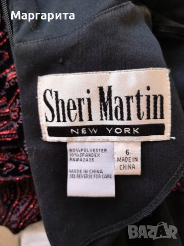 официална дълга тъмночервена рокля, снимка 3 - Рокли - 40518013