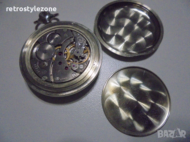 № 8405 Стар джобен часовник “Молния”  , снимка 5 - Антикварни и старинни предмети - 51360299