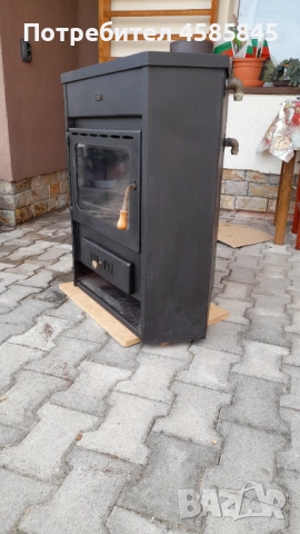 Камина на дърва с водна риза Прити AM W12, 13.3kW – втора употреба., снимка 4 - Камини - 51626546