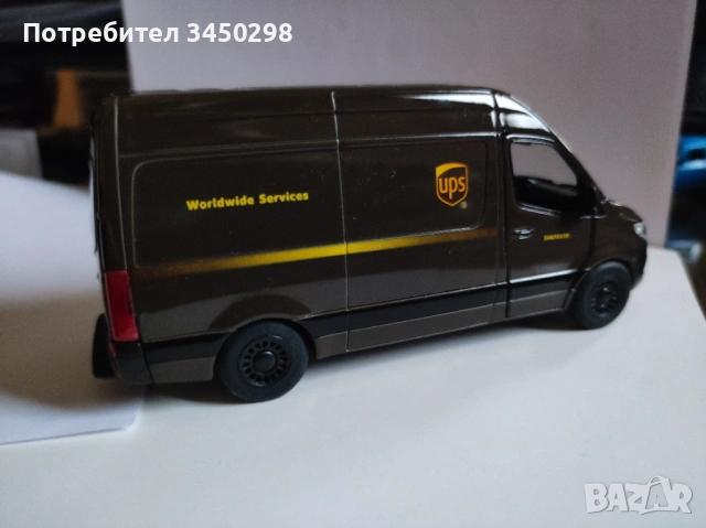 Мерцедес Спринтер  метална количка, снимка 2 - Колекции - 53416970