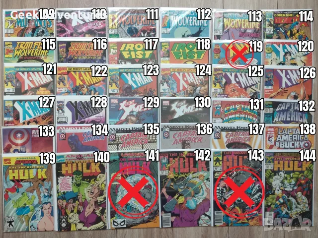 Comic Books/Комикси 2/2 - Punisher, X-Men, Hulk, Batman, Superman, JLA, снимка 5 - Списания и комикси - 51846836