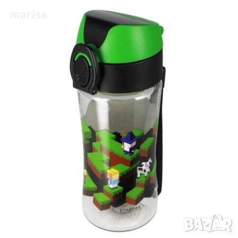 Бутилка за вода PIXEL GAME STARPAK, 420 ml 491398, снимка 1
