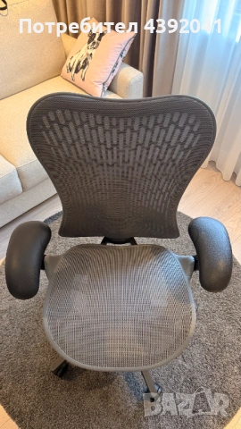 Herman Miller Mirra 2 (Fully Loaded) Офис Стол с Пеперудообразна облегалка - Като Нов! , снимка 2 - Столове - 53633452
