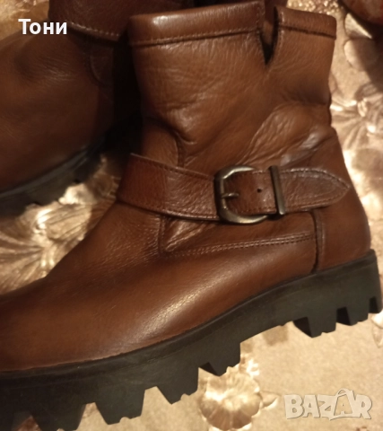 Buffalo London Нови Дамски Боти Изцяло от Естествена Кожа 38 , снимка 14 - Дамски боти - 52932024