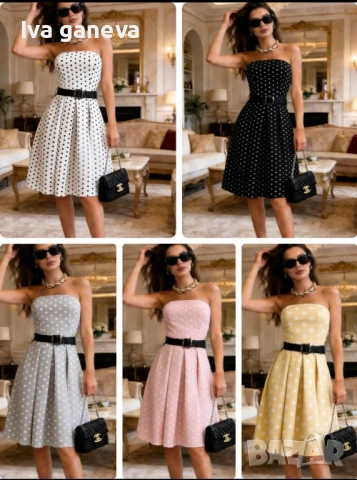 Рокля с колан 