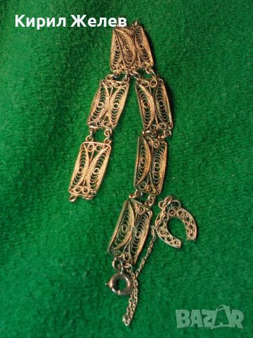 ФИЛИГРАННА ЮВЕЛИРНА ИЗРАБОТКА СРЕБЪРНА ГРИВНА ВИСОКА ПРОБА СРЕБРО 6695, снимка 11 - Антикварни и старинни предмети - 30352421