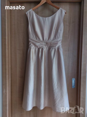 VERO MODA - бежова рокля, снимка 2 - Рокли - 42203835
