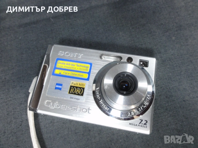ЦИФРОВ ФОТОАПАРАТ SONY CYBER-SHOT DSC-W80 7.2MP DIGITAL CAMERA, снимка 6 - Фотоапарати - 53725615