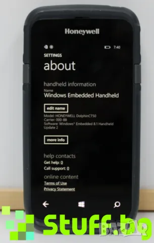 Мобилен компютър Honeywell Dolphin CT50, снимка 3 - Работни компютри - 48943993