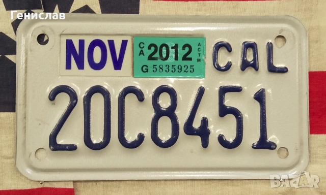 Американски Мотоциклетени регистрационни номера табели USA CAN PANAMA, снимка 7 - Колекции - 53512352