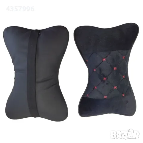 Възглавница за врат PA01 - 2 БР/К-Т - ЧЕРНО