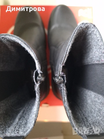 Дамски боти Art и Rieker естествена кожа , снимка 5 - Дамски боти - 53350152