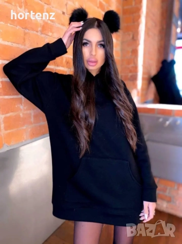 Ватирано худи с качулка , снимка 9 - Блузи с дълъг ръкав и пуловери - 52472063