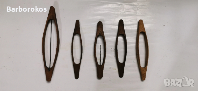 Стари Дървени Совалки За Тъкачен Стан, снимка 3 - Антикварни и старинни предмети - 51477698