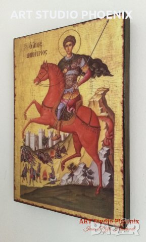 Икона на Свети Димитър icona Sveti Dimitar, различни изображения, снимка 3 - Икони - 12896741