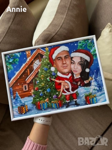 Дигитални коледни карикатури и портрети!, снимка 2 - Други - 52379834