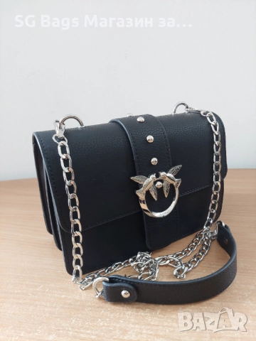 Pinko дамска чанта през рамо стилна чанта хит чанта код 245, снимка 12 - Чанти - 43976441