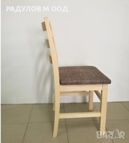 Трапезен стол бук Виктория натурален цвят, извита облегалка, снимка 2 - Столове - 40289842
