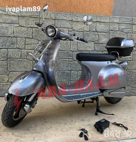 Електрически скутер Elektro Futura дизайн Vespa 4000W 20Ah/7 4000W 20Ah/72V+документи за регистрация, снимка 17 - Мотоциклети и мототехника - 34447368