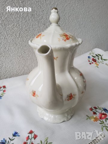 Старинен чайник Johann Seltmann  ,крайна цена , снимка 3 - Антикварни и старинни предмети - 44449623