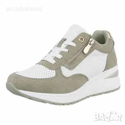 Дамски кецове на танкетка, 6цвята , снимка 16 - Кецове - 48814480