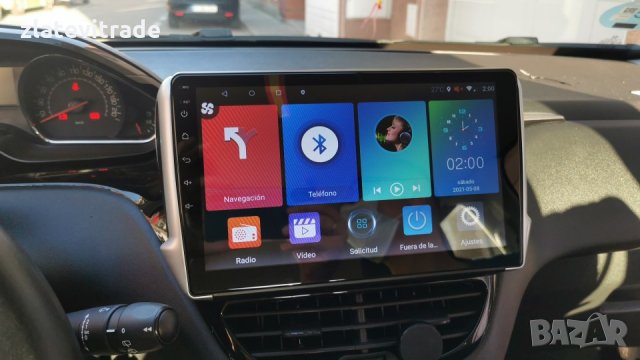 PEUGEOT 2008 208 2012-2019 - 9'' Навигация Android, снимка 2 - Навигация за кола - 33783956